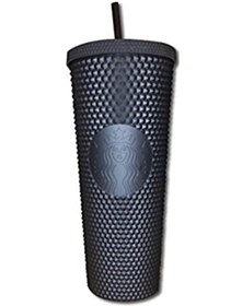 Resim Starbucks Starbucks Özel Seri Siyah Mat Buyük Boy Pipetli Termos Bardak 710 ml 