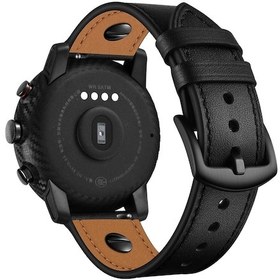 Resim Samsung Gear S3/galaxy Watch 46mm Vb. İçin 22mm Yedek Deri Saat Bandı. 