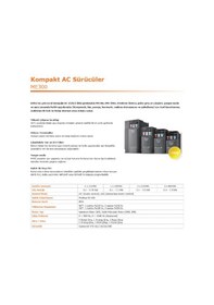 Resim Delta Vfd11ame21afnaa ,me300-2.2kw/220v Ac Motor Sürücü 