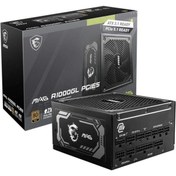Resim MSI 1000w 80 Gold Mag A1000gl Pcıe 5.1 Tam Modüler Power Supply 