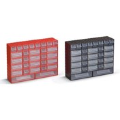 Resim AyrStore Portbag PH02 Hobby Çekmece Seti Kırmızı 