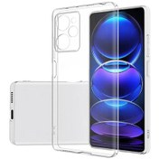 Resim Poco X5 Pro Kılıf Hptk Süper Silikon Kapak - Renksiz Renksiz 