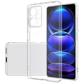 Resim Poco X5 Pro Kılıf Hptk Süper Silikon Kapak - Renksiz Renksiz 