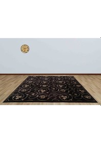Resim Siyah Desenli Vintage Halı 247x281 