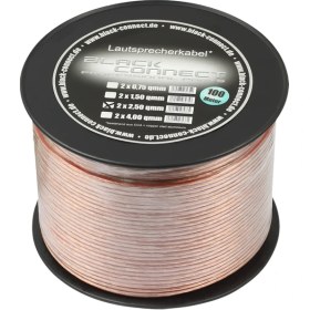Resim Black Connect Lautsprecherkabel Cca 2X2,50MM² Hoparlör Kablosu - 100 Metre 