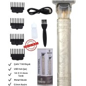 Resim Powertec Ultranova Gri Usb Şarjlı Erkek Tıraş Makinesi, Kuru Kullanım, Hızlı Şarj, Çok Bölge. 