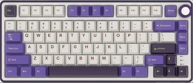 Resim Royal Kludge R75 75% Kablolu US Gaming Klavye (Beyaz 