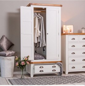 Resim Masifart_Mobilya Masifart Frame 2 Cekmeceli Giysi Dolabı 