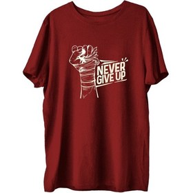 Resim Top Glory Ngu Baskılı Penye Boks Sporcu T-Shirt (532150052) Bordo 