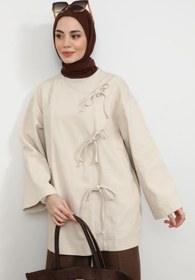 Resim moda auram Bağcıklı Kimono 