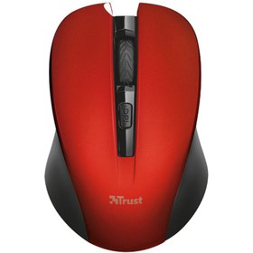 Resim Trust 21871 Mydo Sessiz Kırmızı Kablosuz Mouse Trust