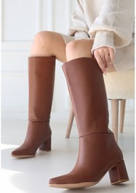 Resim Pabucmarketi Taba Kadın Topuklu Çizme Çok Renkli 