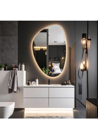 Resim Fracturavision Günışığı Lavabo & Banyo Aynası Dokunmatik Sensörlü 100 X 65 Cm 