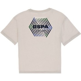 Resim U.S. Polo Assn. Erkek Çocuk Açık Gri Comfort Bisiklet Yaka Tişört 50300064-VR001 