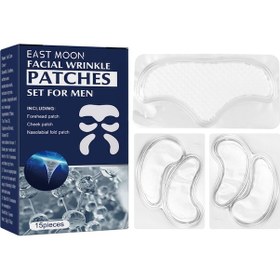Resim Shineyee East Moon Erkek Yüz Sıkılaştırıcı Seti Göz Kırışıklıklarını Giderici Yamalar Nazolabial Kıvrımları Azaltma Yamaları Alın Kırışık 