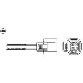 Resim NGK 90401 (OZA692-EE3) Oksijen Sensoru (Oza692-Ee3) Accent II 1.3 G4e-A 1.5 G4eb OZA692EE3 (WH255691) 