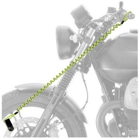 Resim Knmaster Motosiklet Disk Kilidi Hatırlatıcı Kablo Sarı 