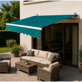 Resim Evinizin Atölyesi Polyester Tente Yeşil 400X250 cm 