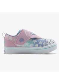 Resim Skechers Twi-lites-twinkle Pets Kids Light Sneaker Cırt Cırtlı Işıklı Sesli Çocuk Ayakkabısı Pembe Pembe 