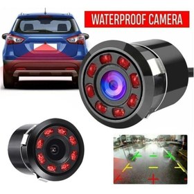 Resim İR Tiger Marketing Geri Görüş Park Kamerası Mesafe Çizgili Ir Gece Görüşlü Su Geçmez 5 Mt Kablo 