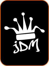 Resim nehay shop Jdm Oto özel yeni sticker Beyaz 20*20 Cm 