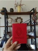 Resim EFE DERİ Renault Deri Dikişli Araç Ruhsat Kılıfı Kabı Oto Ruhsatlık Araba Ruhsat Koruyucu 