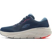 Resim Skechers D'lux Walker 2.0-swave Memory Foam Mens Sneaker Hafızalı Taban Erkek Günlük Spor Ayakkabı Mavi Gri 