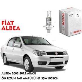 Resim ALBEA 2002-2012 ARASI ÖN UZUN FAR AMPÜLÜ H1 55W BOSCH 