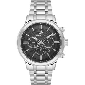 Resim Bigotti Erkek Kol Saati Esbg.b.10670-2 Metal Kordon 44 Mm Kasa Çapı Gümüş 