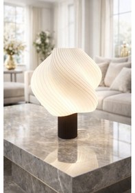 Resim Twisto Model - Led Abajur - Masa Lambası - Usb 5v İle Çalışır - Slim Led Aydınlatması Dahildir - Dekoratif Lamba - Renk Seçenekli Çok Renkli 