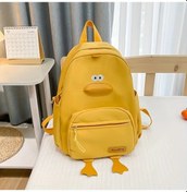 Resim Oldfriend Sevimli Ördek Desenli Yeşil Hafif Sırt Çantası Günlük Kullanım Ve Seyahat Yeşil 