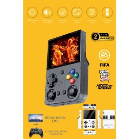 Resim İlkyaz Fashion M21 64GB IPS Hdmi Tv 20000+ Oyunlu Retro Arcade Atari Psp/ps1/fıfa Gta Mario Games Oyun Konsolu 