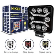 Resim Niken Çalışma lambası ledli pro kare 8 ledli 3 fonksiyonlu 