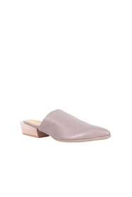Resim Bueno Shoes Gri Deri Kadın Topuklu Terlik 01wq2603 