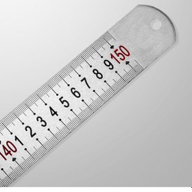 Resim Çelik Cetvel 150cm Gri 