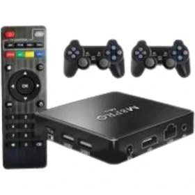 Resim M8 Pro Mini 2.4g 10K Ultra Hd 64 GB Tv Box Android Tv Game Box 2 Adet Oyun Konsolu 