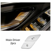 Resim Ana Sürücü 2 Adet-c Sınıfı 2015-20- Kapı Kilidi Kilidini Düğmeleri Mercedes Benz Ces Sınıfı Glc W205 W213 X253 Vit 