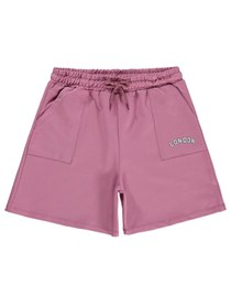 Resim Civil Girls London Baskılı 10-13 Yaş Şort - Pembe - Gül Kurusu / 13-14 Yaş 