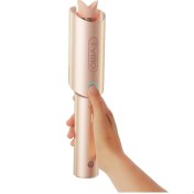 Resim Kablosuz Otomatik Bukle Makinesi, Pembe, Kolay Kullanım, Hızlı ve Güzel Bukleler 