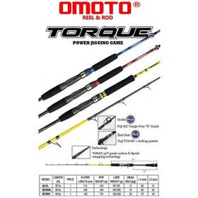 Resim Omoto Torque Tetikli Jigging Kamış B55ML 100-200gr. 