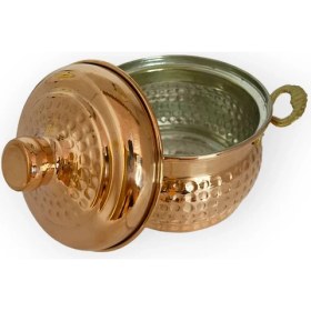 Resim Efemir Bakır Mini Güveç Tencere No:1 