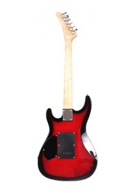 Resim Angel Aeg09-rd Transparent Wine Red Burst Elektro Gitar Şık Bordo Geçişli Renk Çift Humbucker 