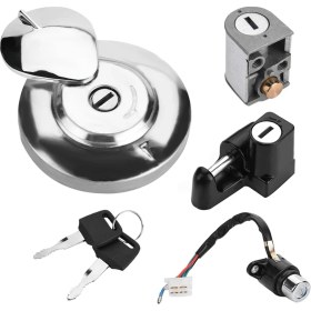 Resim Gcp Like Ateşleme Kilidi Yakıt Deposu Kilidi Yakıt Kilidi Honda Rebel CMX250C Kontak Anahtarı Yakıt Deposu Kapağı Kilit Anahtarı Kitleri (Yurt Dışından) 