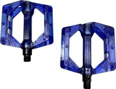 Resim EVO ŞEFFAF RENKLİ PLATFORM GENİŞ PEDAL PLATFORM BİSİKLET PEDALI REFLEKTÖRLÜ 