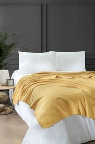 Resim Bloom Polar Battaniye Hardal 130x170 Cm 