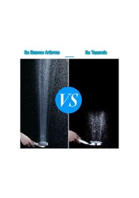 Resim Ahlez Solid 5 Fonksiyonlu Duş Başlığı Duş Hortum Mafsal Takım Krom 