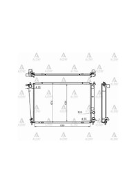 Resim Radyatör Su Starex 02-08 26mm M-t Brazıng 25310-4a100 