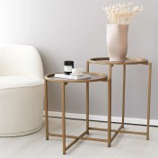 Resim Neostill - Gold Metal 2'li Yan Sehpa S406 