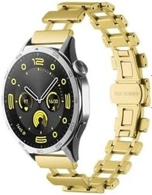 Resim CONSTRAIN Xiaomi Amazfit Pace İle Uyumlu CNS, KRD, 96 22mm Metal Kordon, Gold 