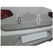 Resim Passat B8 Bagaj Alt Cıtası Krom 1 Parça 2015 2016 2017 2018 2019 